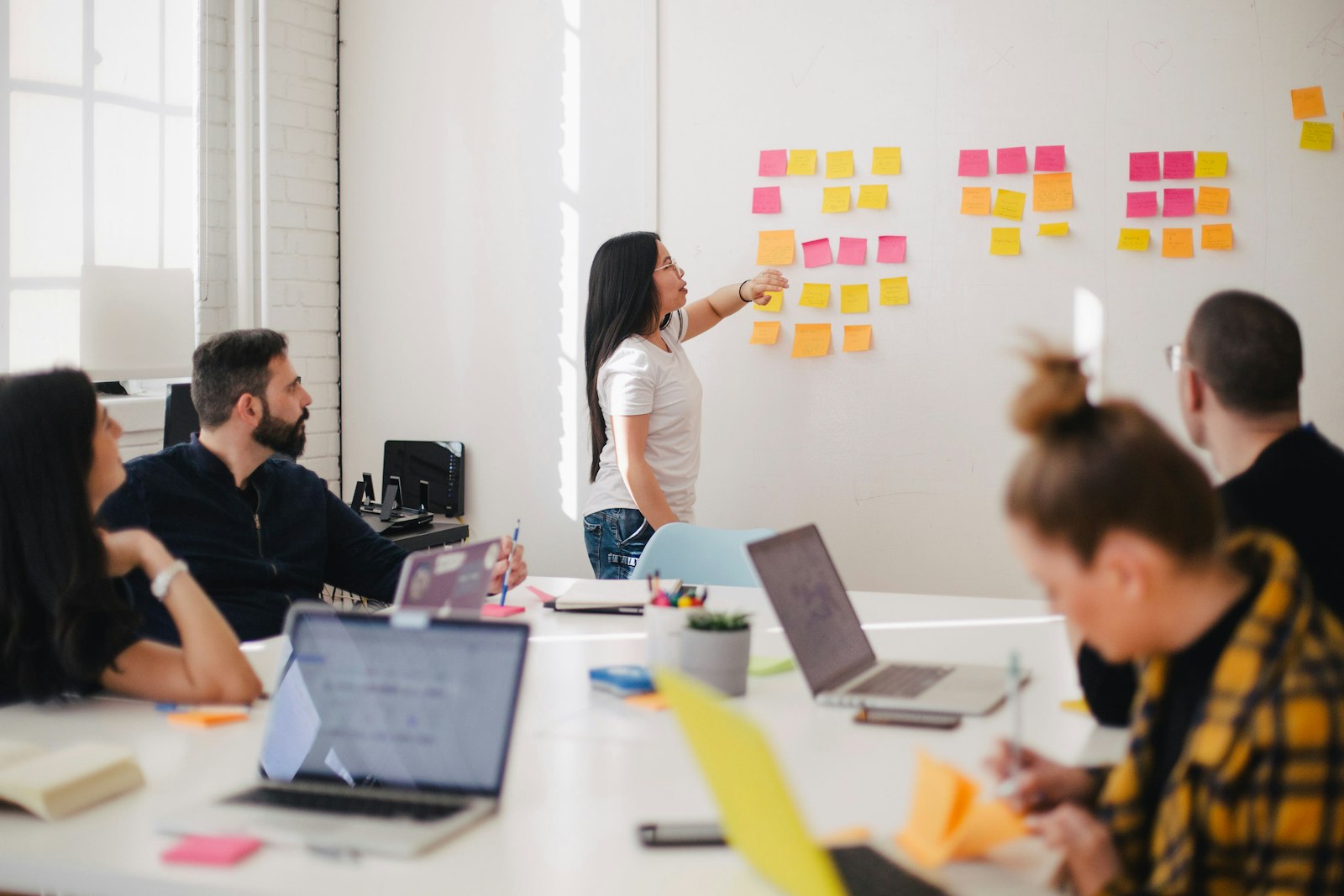 Planning a Pod on a whiteboard